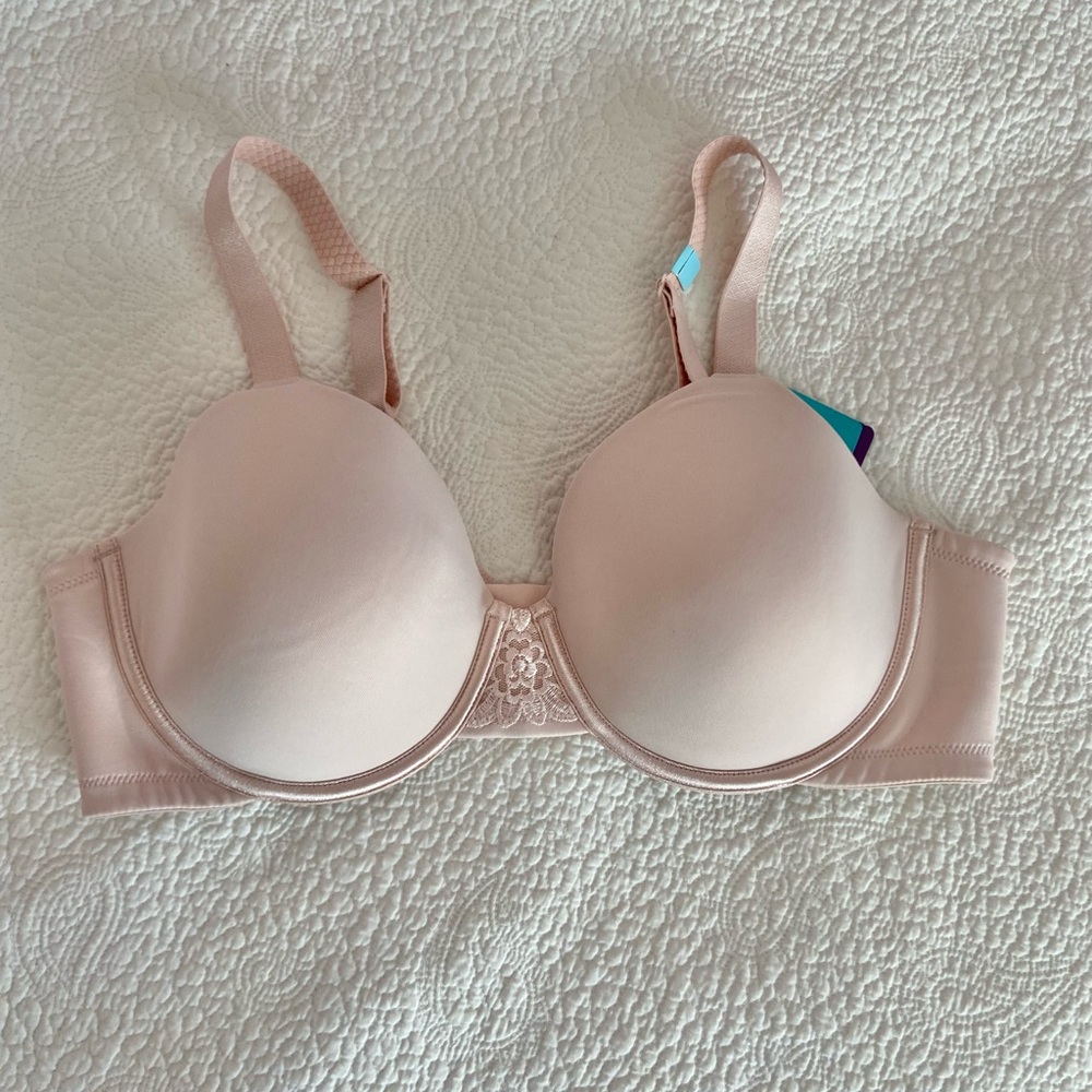 Vanity fair pink 38C bra full figure smoothing underwire bra